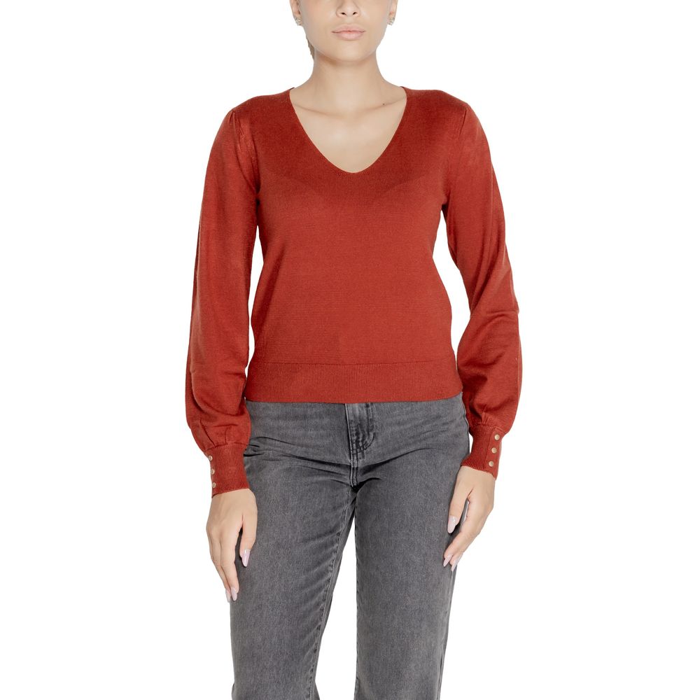 Red Polyester Tops & T-Shirt