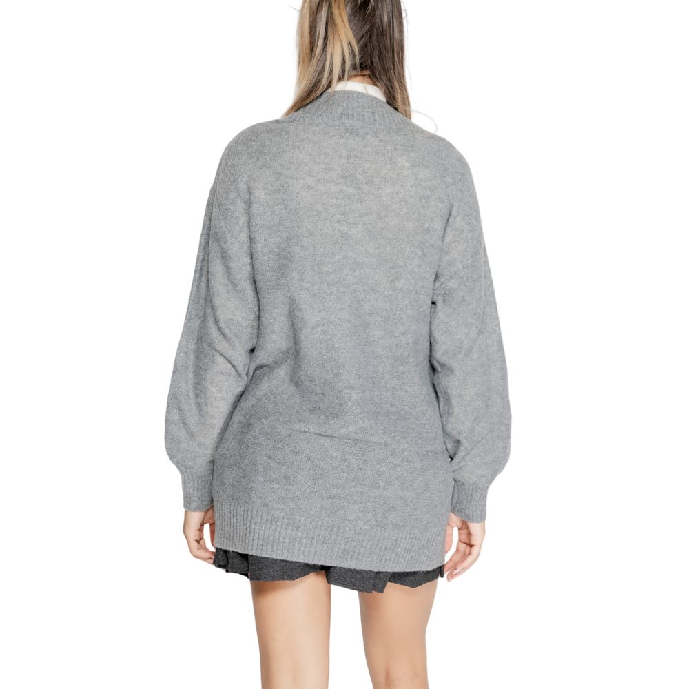 Gray Polyester Sweater