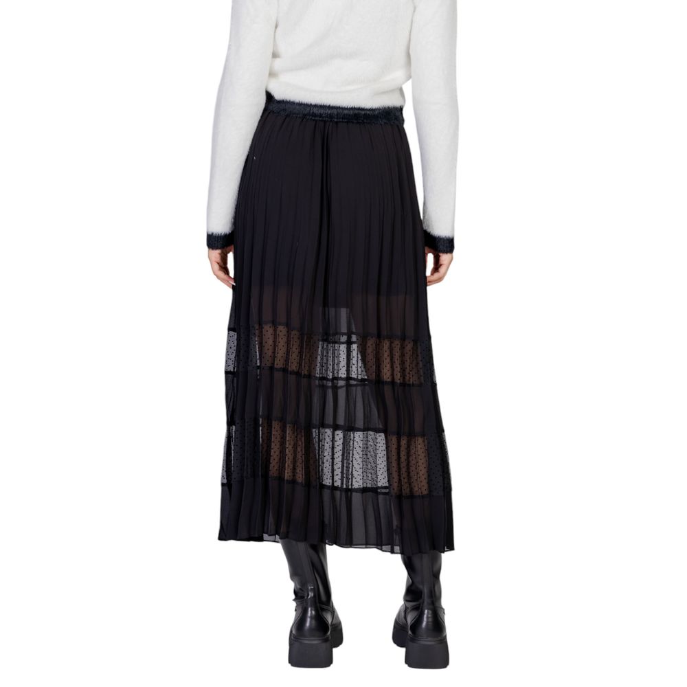 Black Polyester Skirt