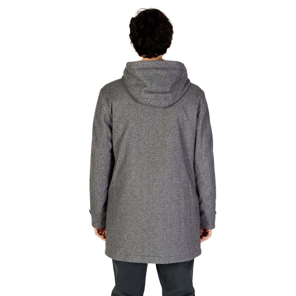 Hamaki-Ho Gray Hooded Jacket for Men
