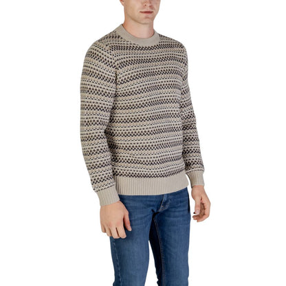 Beige Cotton Sweater