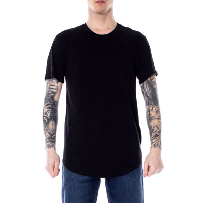 Only & Sons - Men's Black Cotton T-Shirt