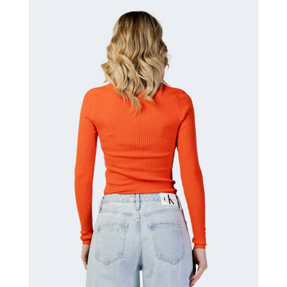 Orange Viscose Tops & T-Shirt