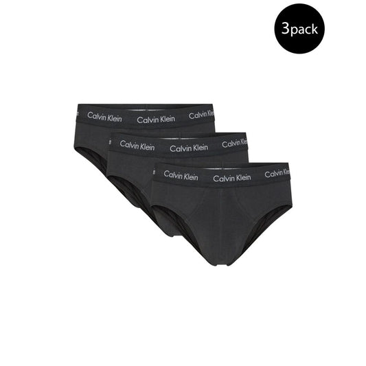 Men’s Black Elastane Underwear Briefs - Spring/Summer Collection