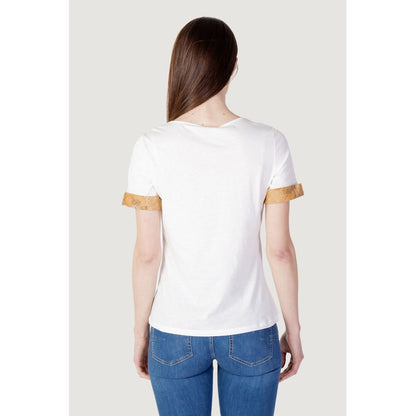 Cream Cotton Tops & T-Shirt