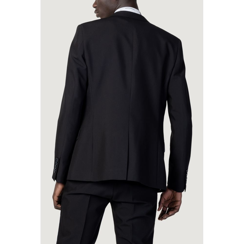 Black Polyester Suit