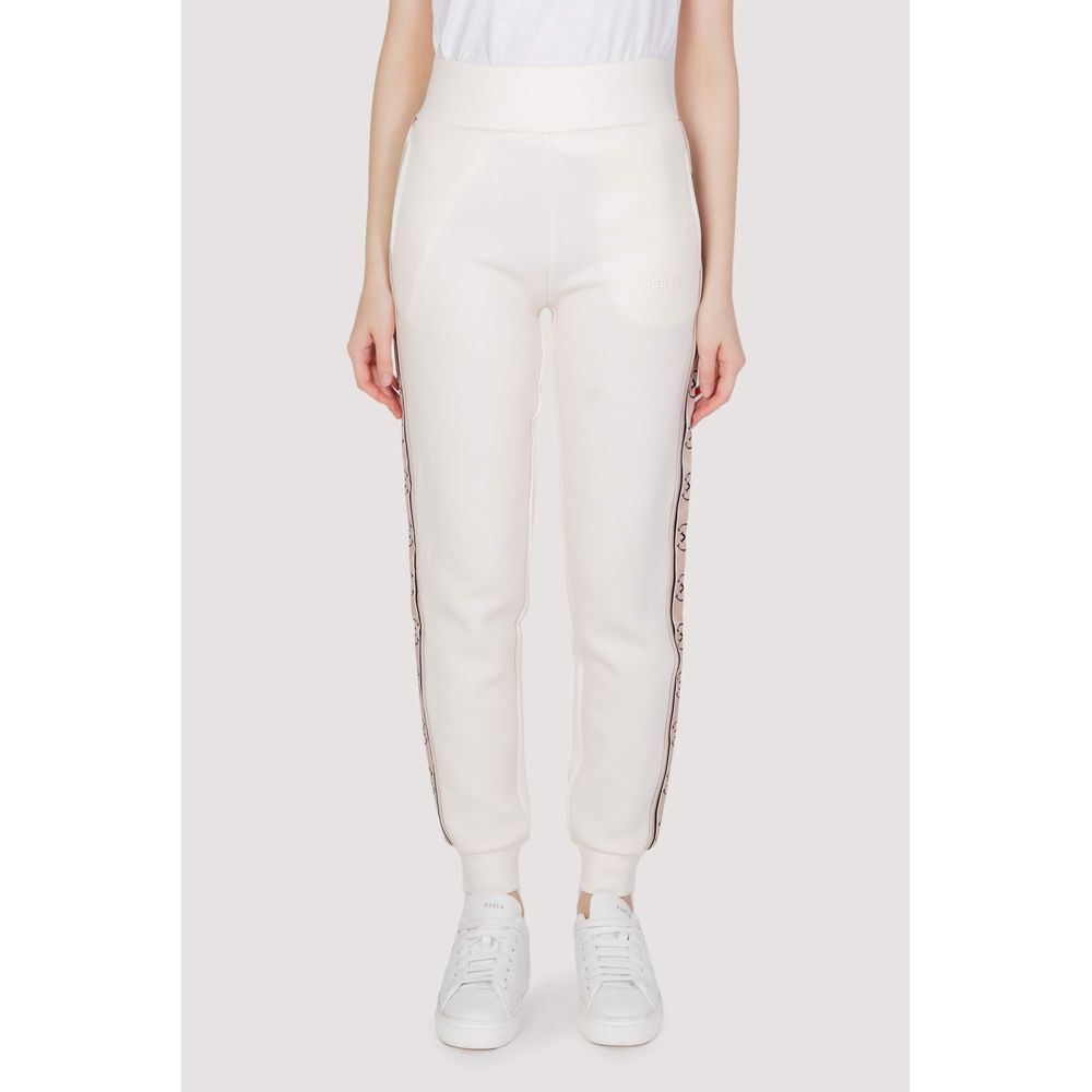 Cream Cotton Jeans & Pant