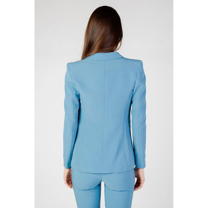 Turquoise Polyester Suits & Blazer