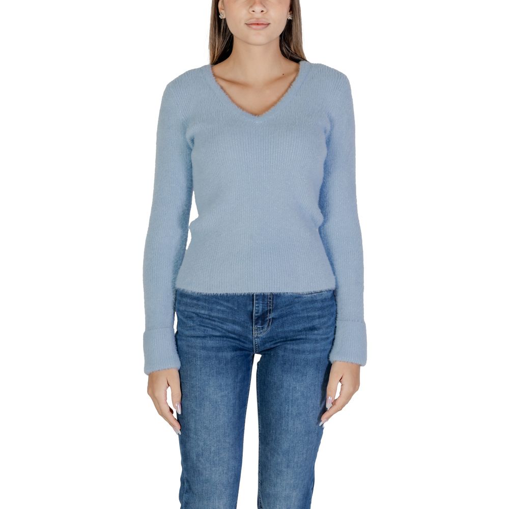 Blue Polyamide Sweater