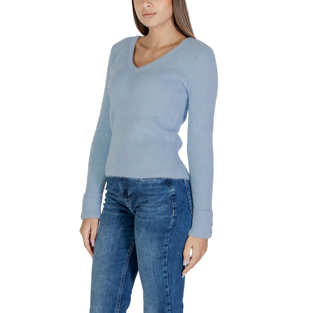 Blue Polyamide Sweater