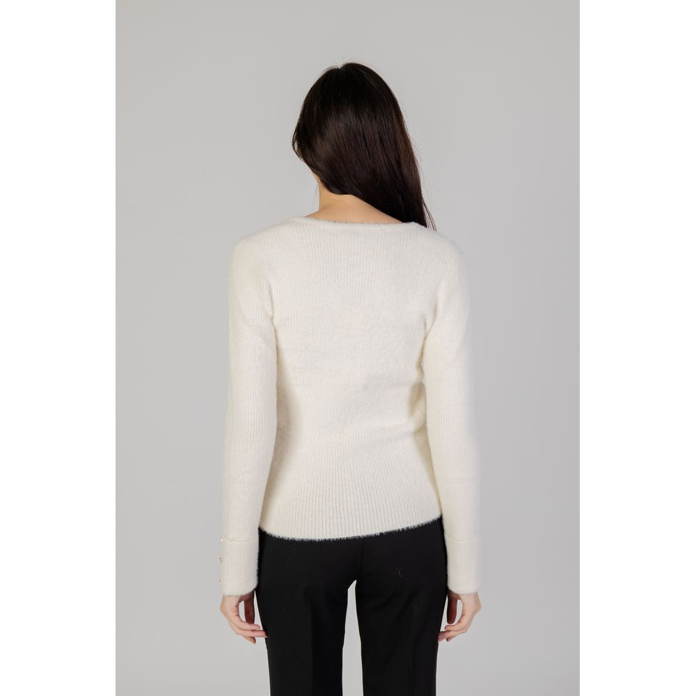 Cream Polyamide Sweater