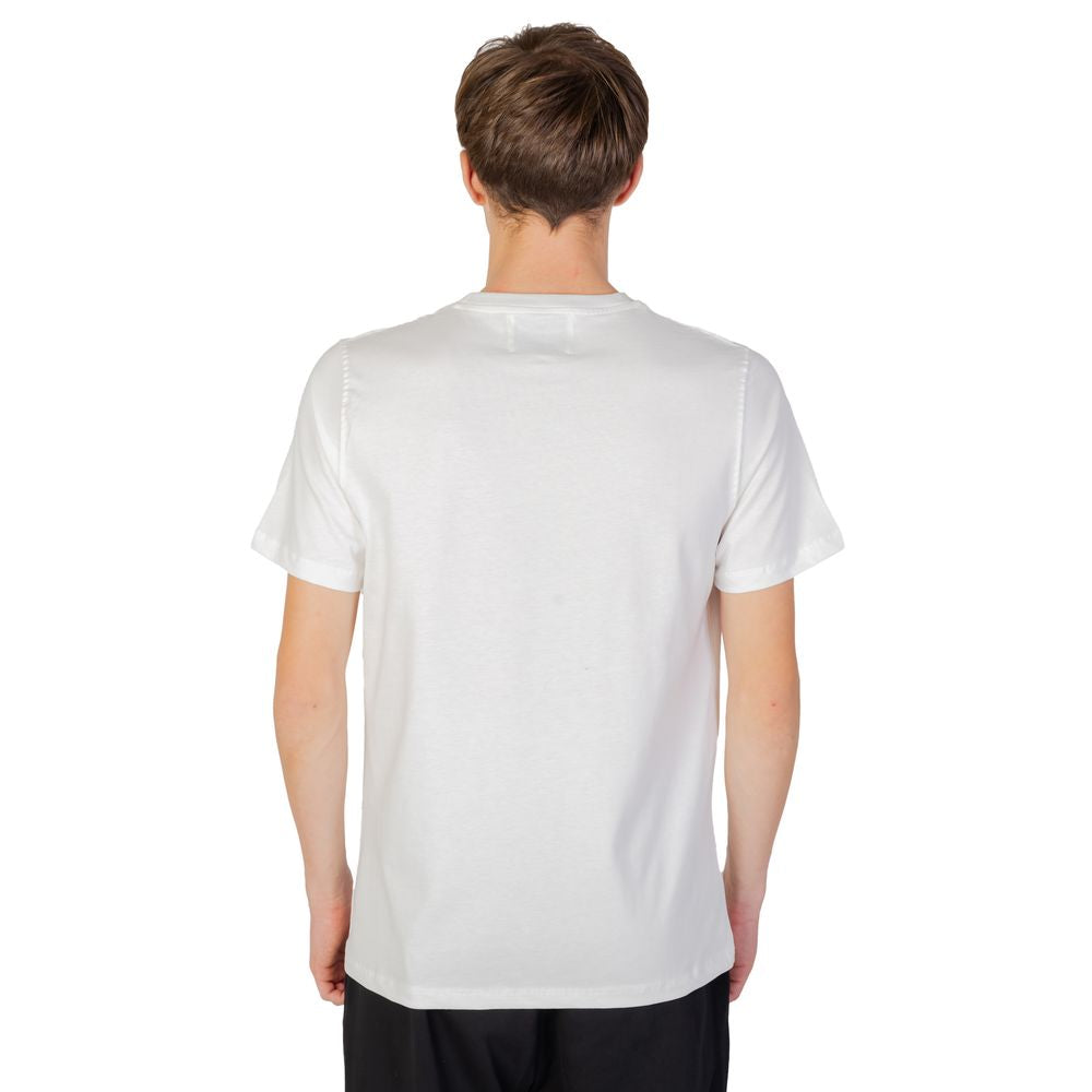 Essential White Cotton T-Shirt for Men - Autumn/Winter Collection
