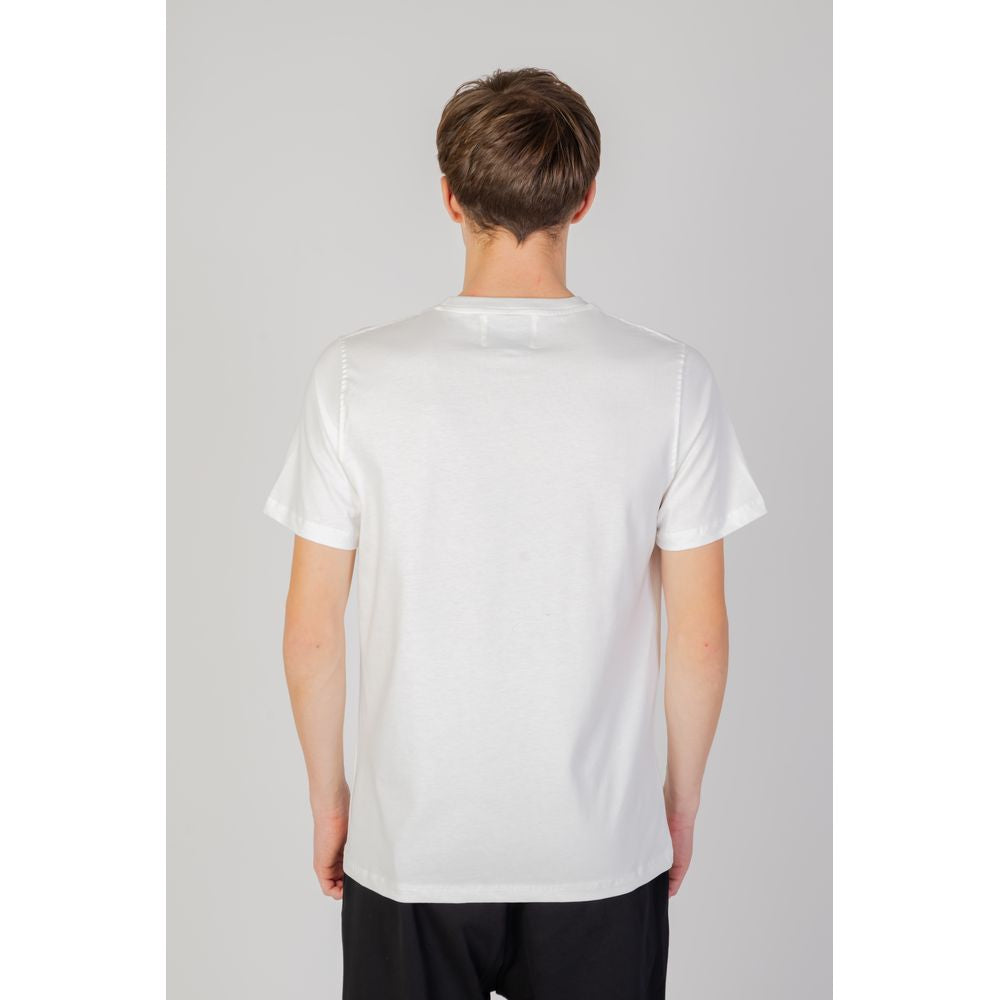 Essential White Cotton T-Shirt for Men - Autumn/Winter Collection