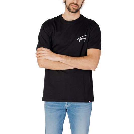 Black Cotton T-Shirt