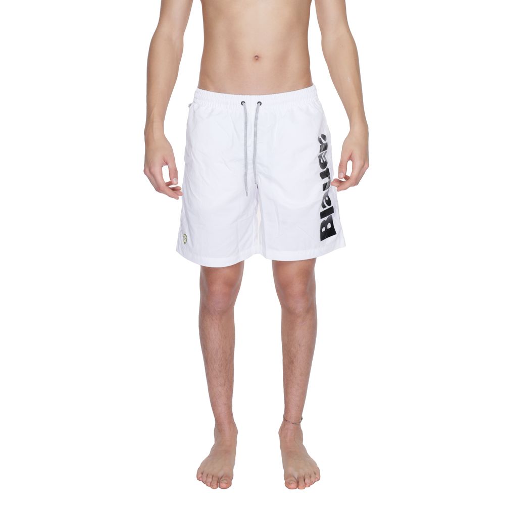 Blauer White Polyamide Men's Swimsuit