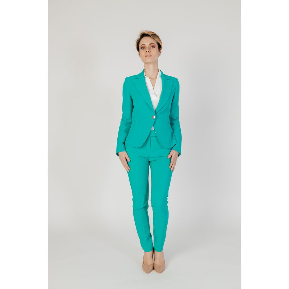 Green Polyester Suits & Blazer