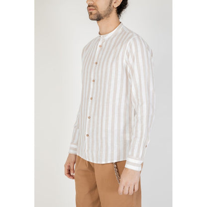 Beige Linen Shirt