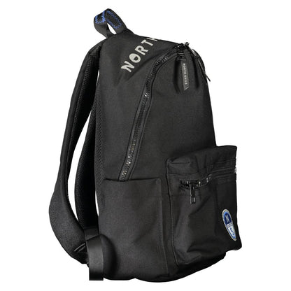 Black Polyester Backpack