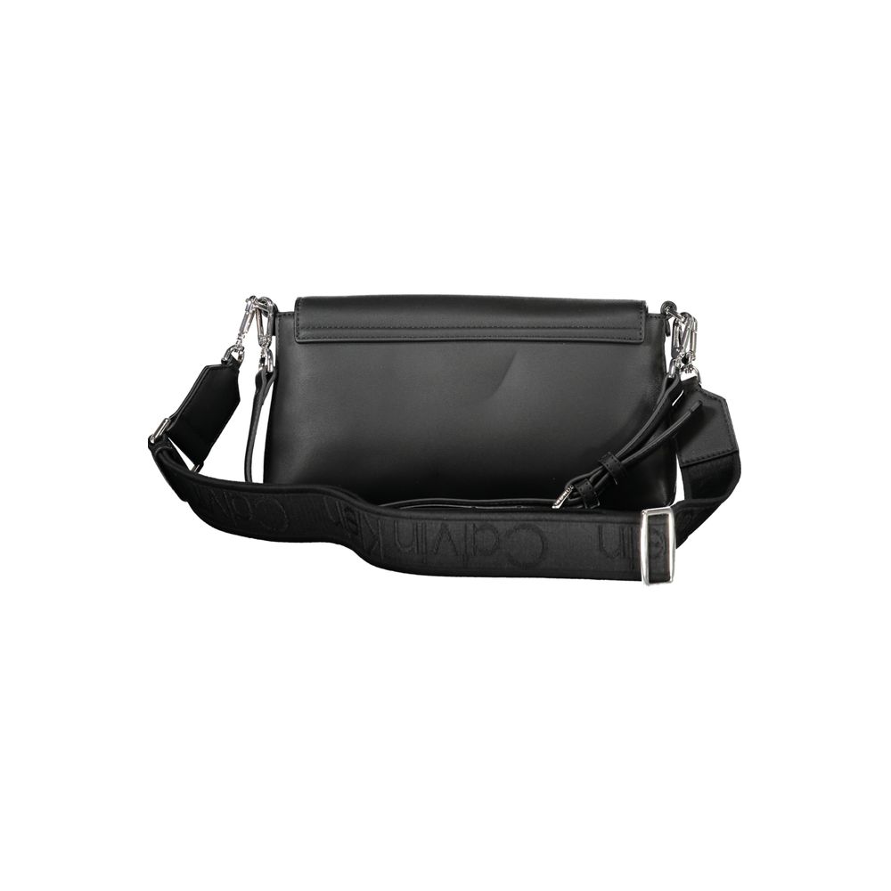 Black Polyester Handbag