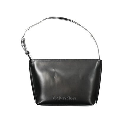 Black Polyester Handbag