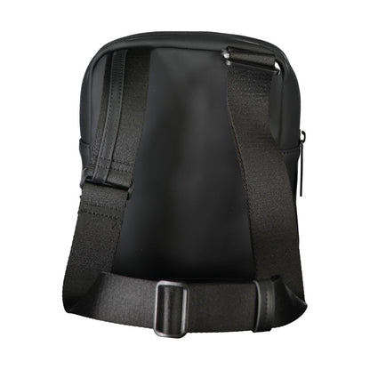 Black Polyester Shoulder Bag