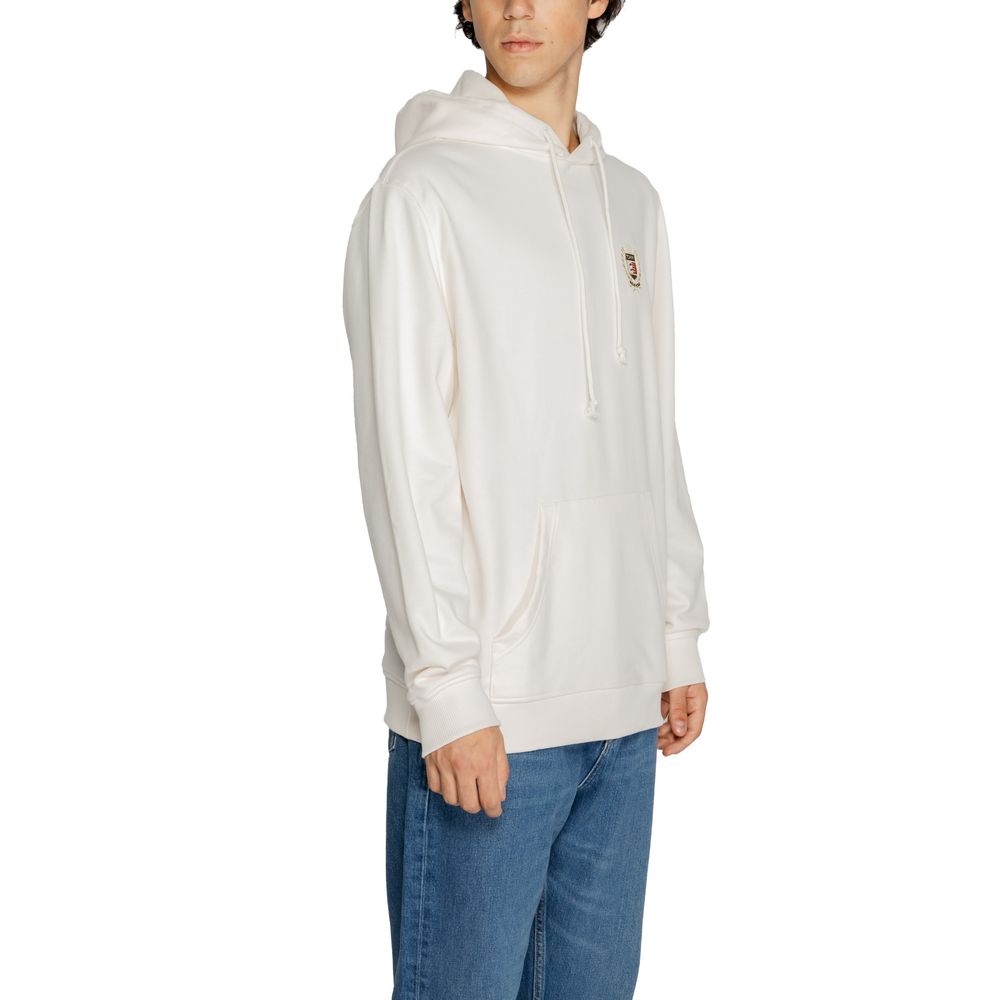 Essential White Cotton Sweater for Men