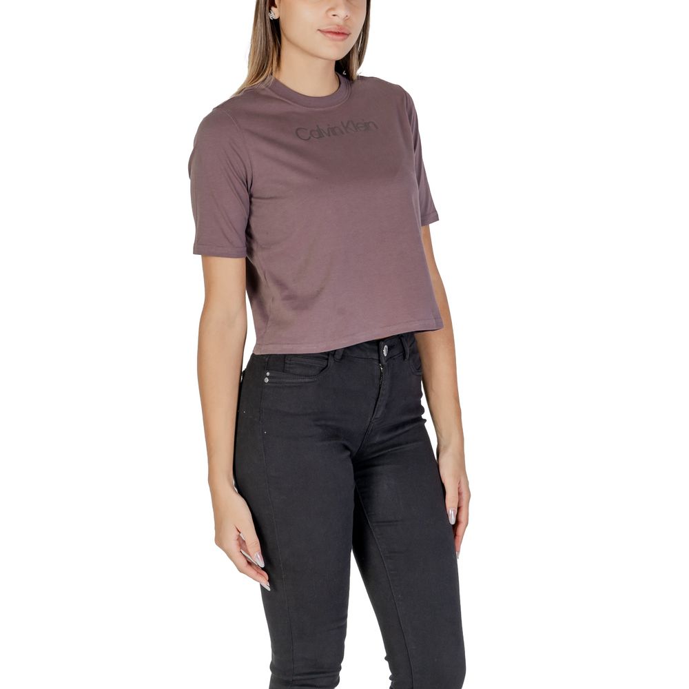 Purple Round Neck T-Shirt