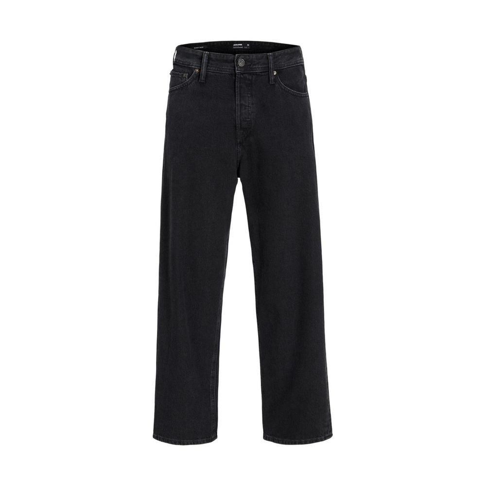 Black Cotton Jeans & Pant