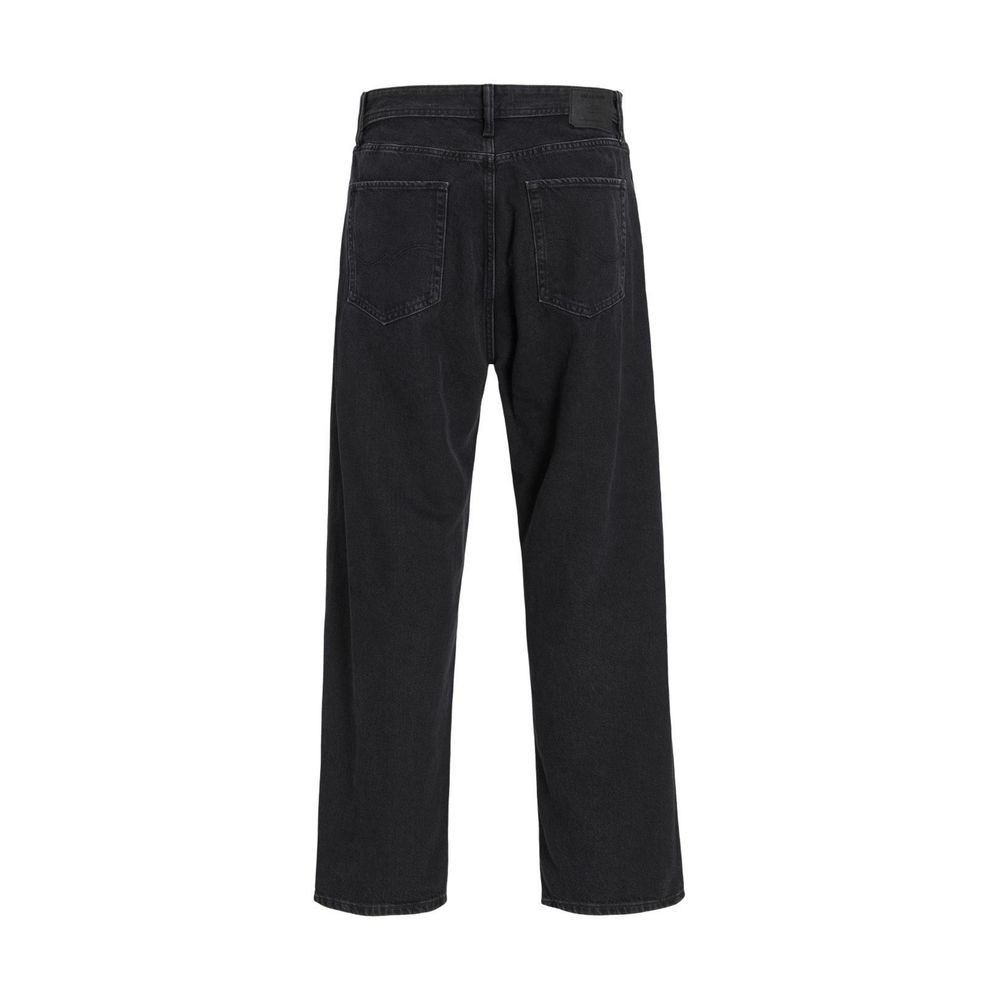 Black Cotton Jeans & Pant