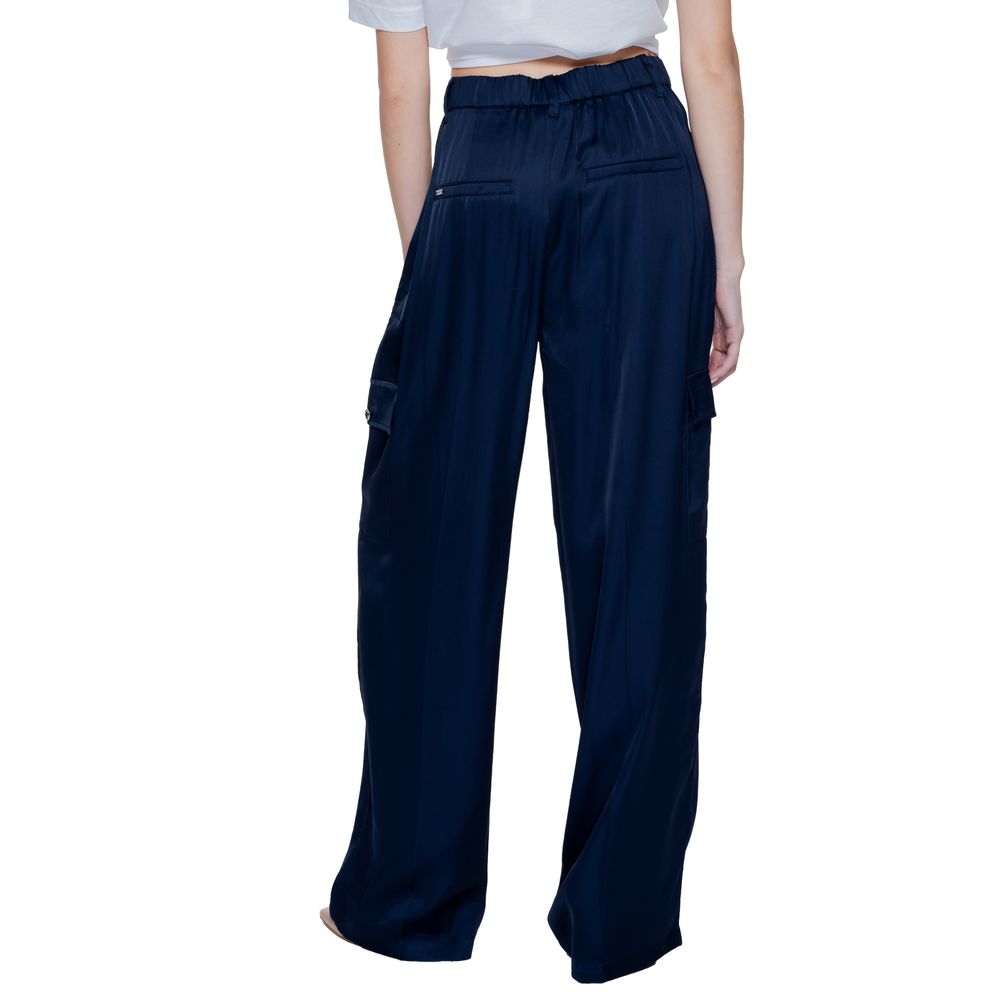 Blue Viscose Jeans & Pant