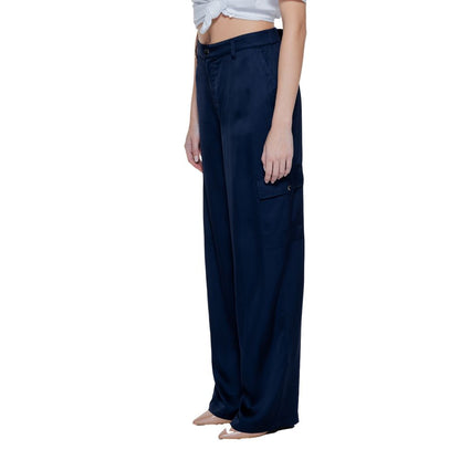 Blue Viscose Jeans & Pant