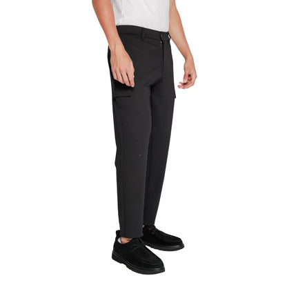 Black Recycled Polyester Jeans & Pant