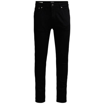 Black Cotton Jeans & Pant