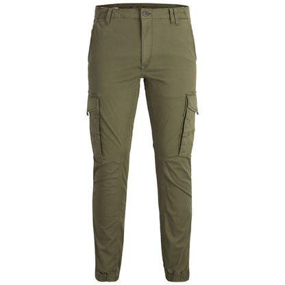 Green Cotton Jeans & Pant