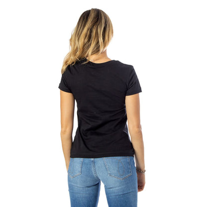 Black Cotton Tops & T-Shirt