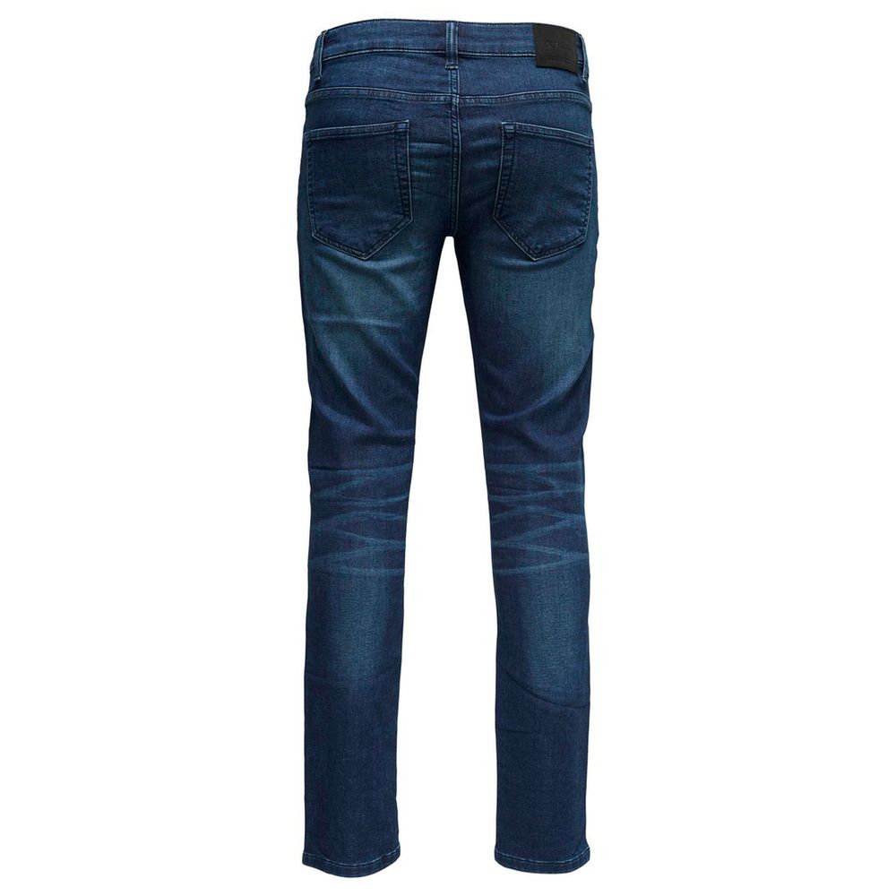 Blue Cotton Jeans & Pant