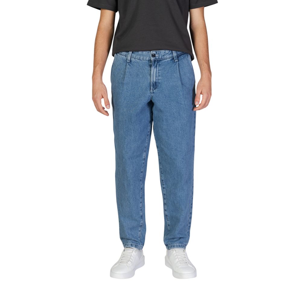 Jack Jones Blue Cotton Jeans – Regular/Lose Fit