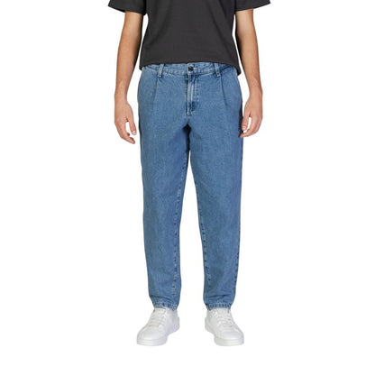 Jack Jones Blue Cotton Jeans – Regular/Lose Fit