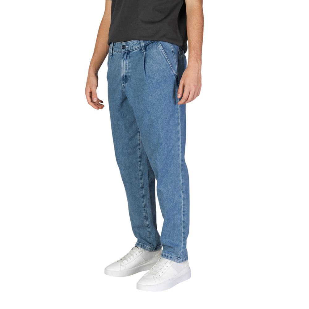 Jack Jones Blue Cotton Jeans – Regular/Lose Fit