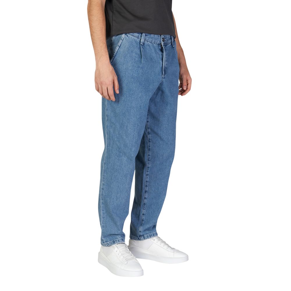 Jack Jones Blue Cotton Jeans – Regular/Lose Fit