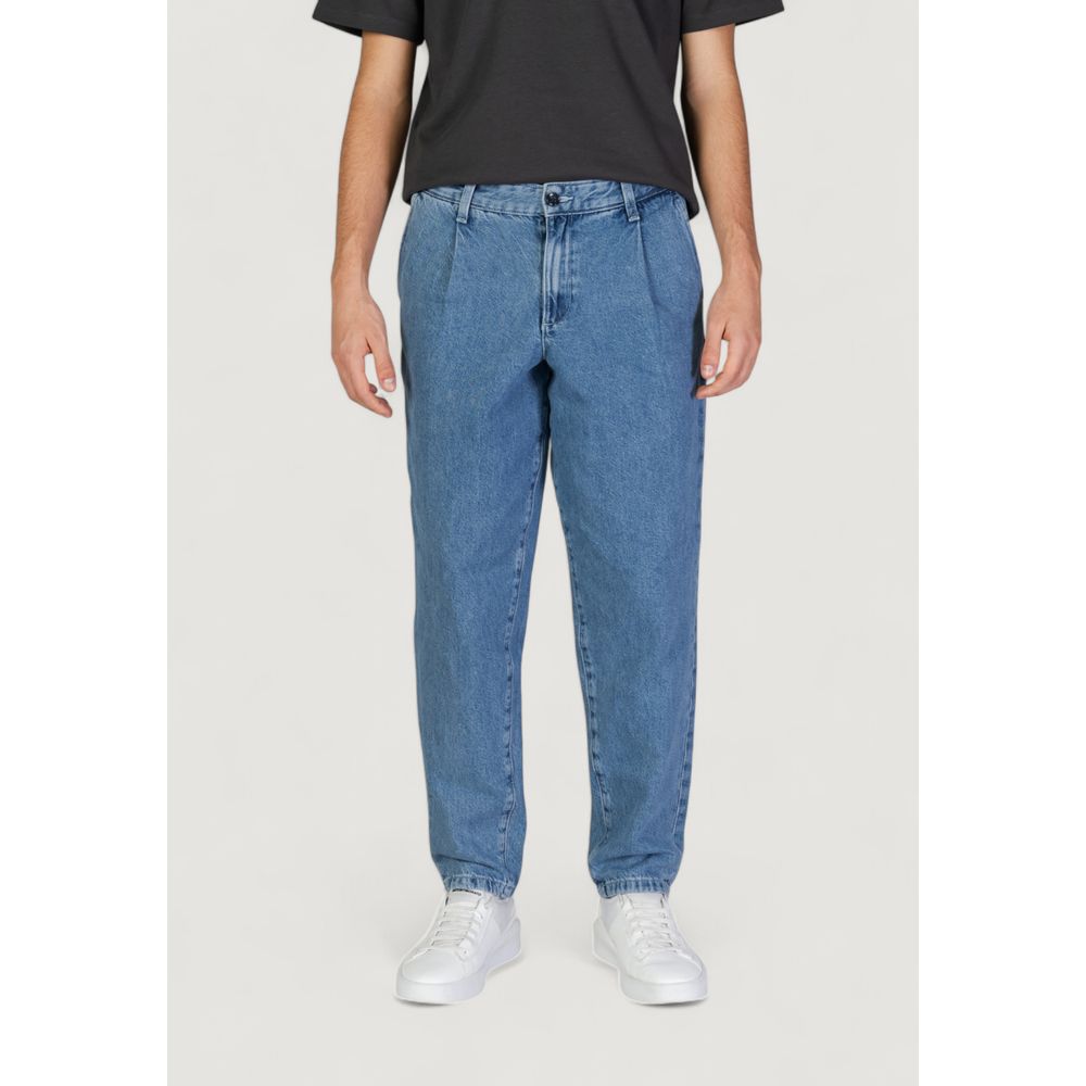 Jack Jones Blue Cotton Jeans – Regular/Lose Fit