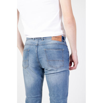 Blue Cotton Jeans & Pant