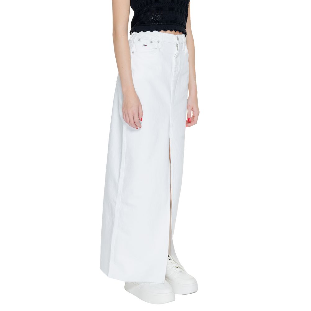 White Cotton Rigenerato Skirt