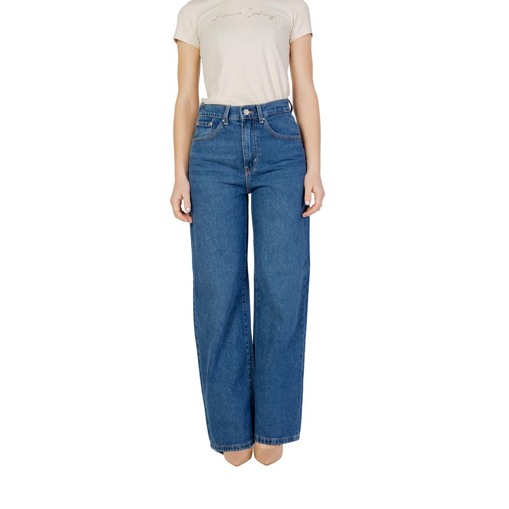 Blue Cotton Jeans & Pant