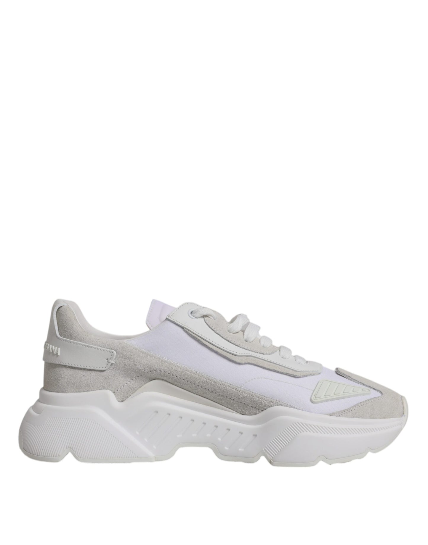Dolce & Gabbana White Leather Daymaster Low Top Sneakers