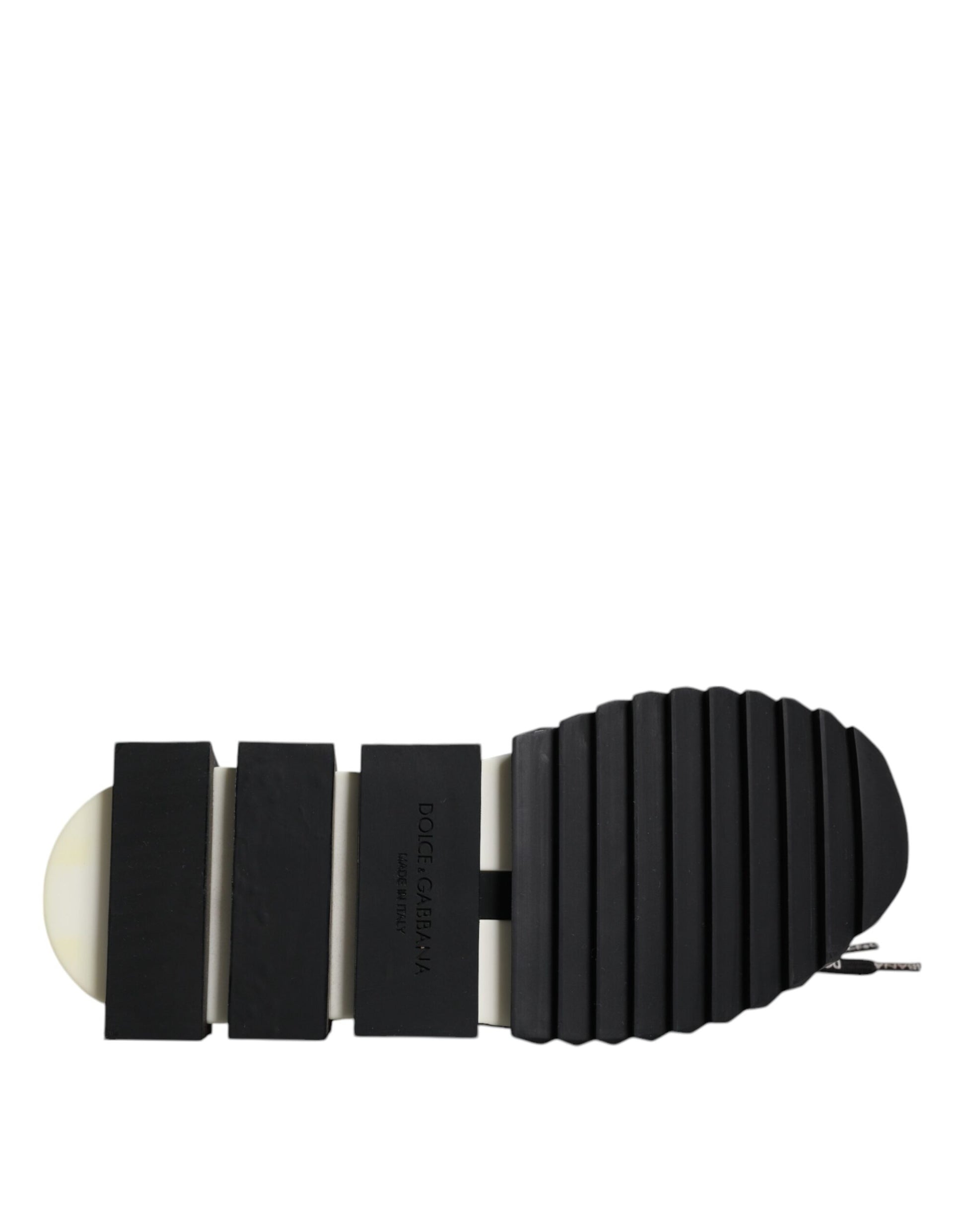 Dolce & Gabbana Black & White Logo Sorrento Sneakers for Men