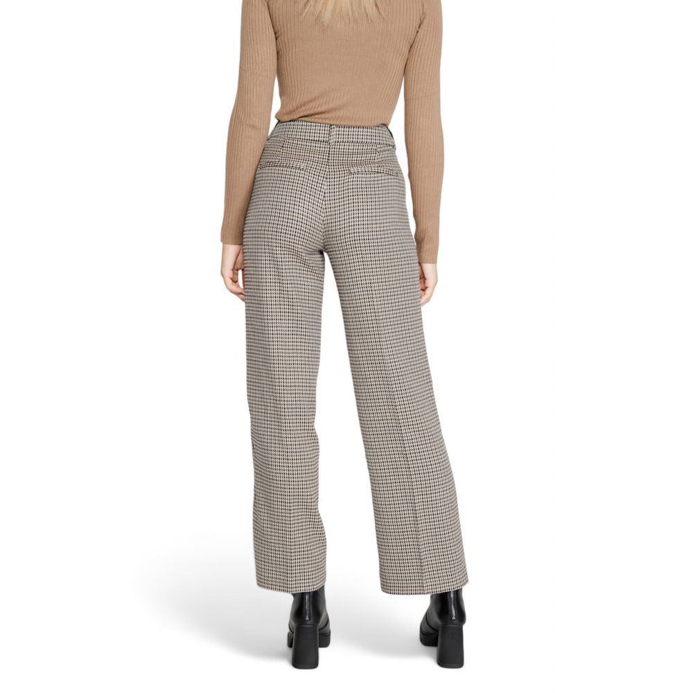 Chic Beige Polyester Jeans for Women