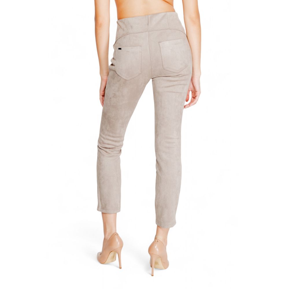 Gray Polyester Jeans & Pant