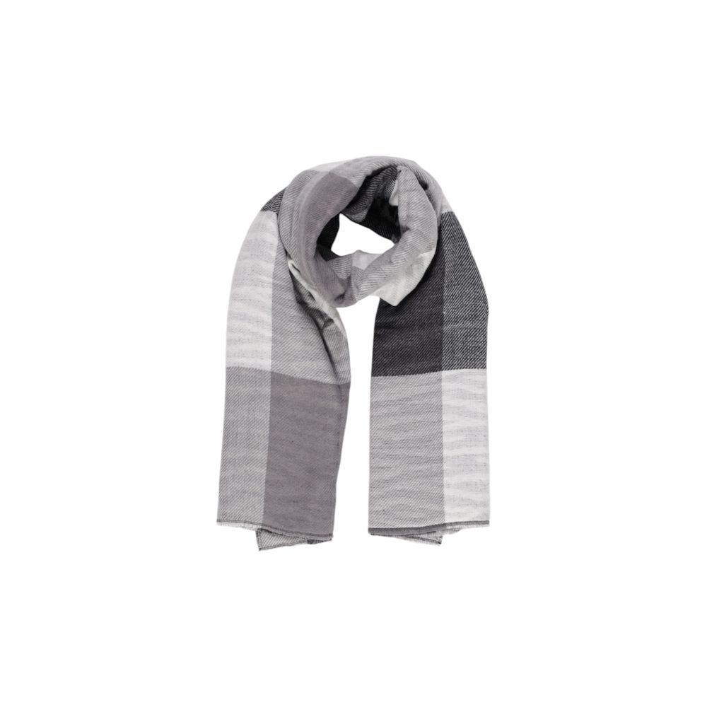 Black Recycled Polyester Scarf