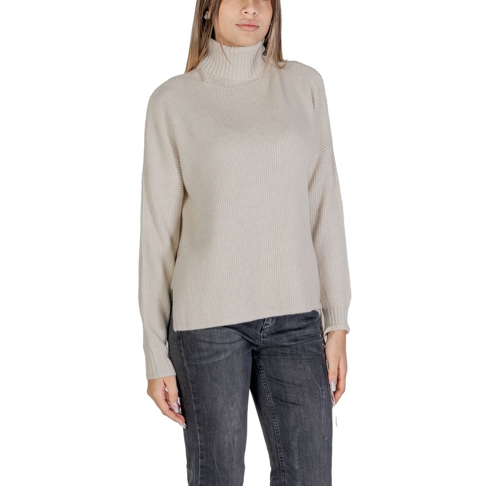 Beige Viscose Sweater